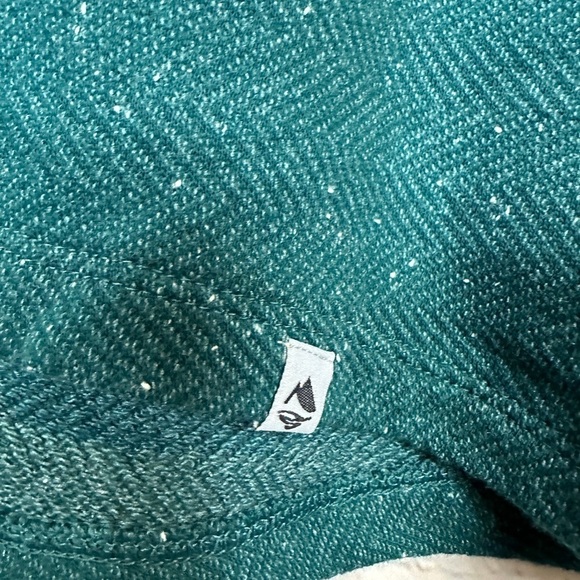 Ocean Coast green textured long sleeve cowl neck active top sweater, sz L, NWT - Picture 2 of 6